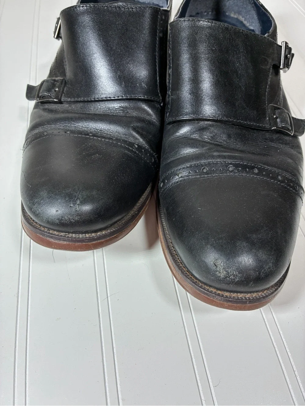 Docker’s Men's Black Leather Dress Shoes